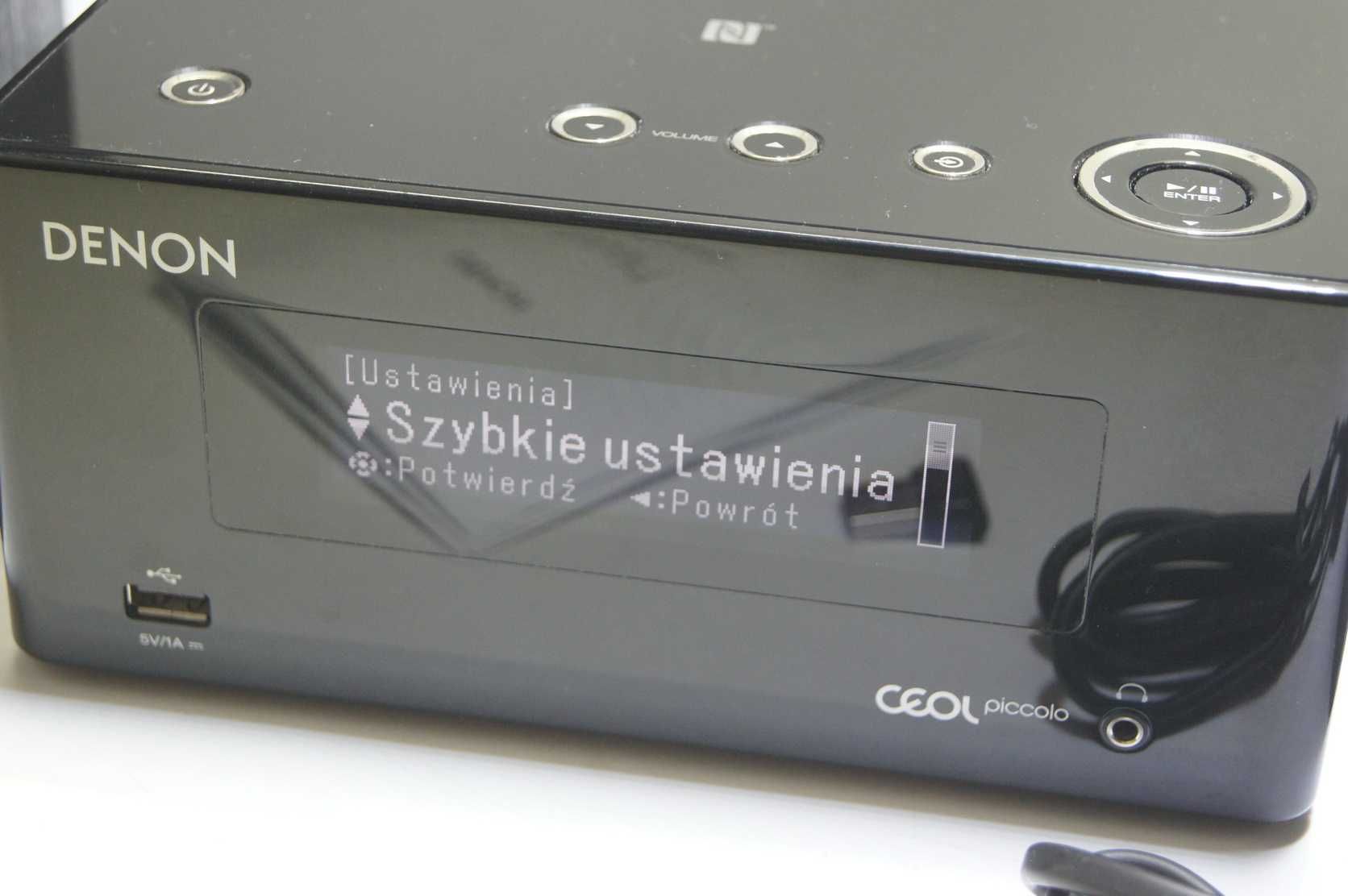 DENON CEOL PICCOLO DRA-N4 / bluetooth / wi-fi / menu PL