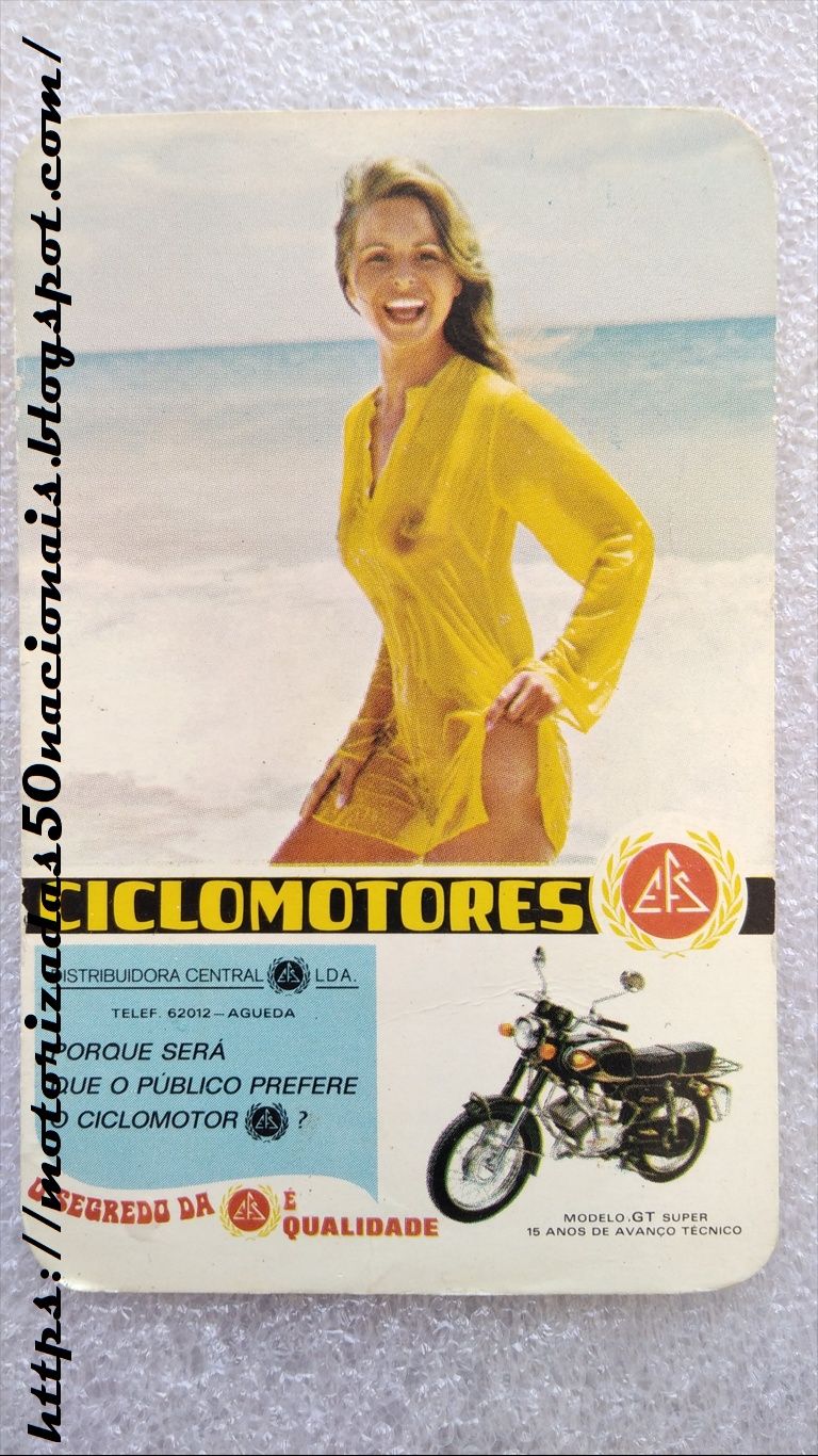 Calendário EFS de 1975 + Alfinete de Lapela EFS
