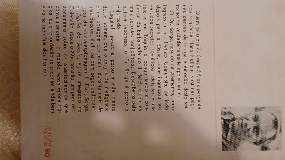 Livro "Sorge o Espião do Século" de Hans Hellmut