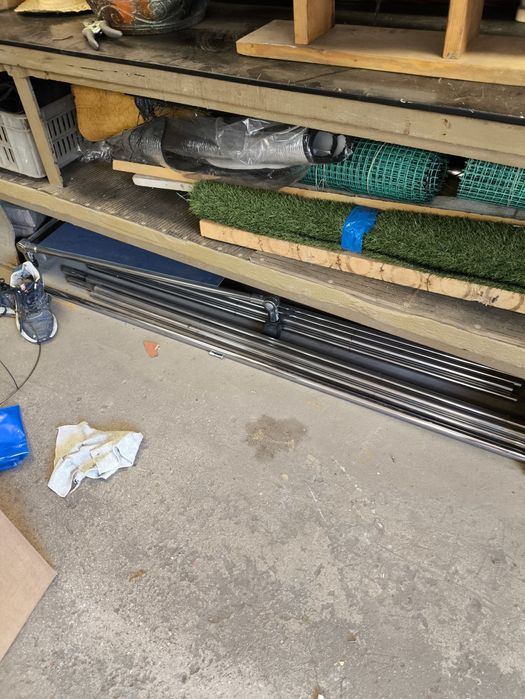 Regał system rura chrom fi25,