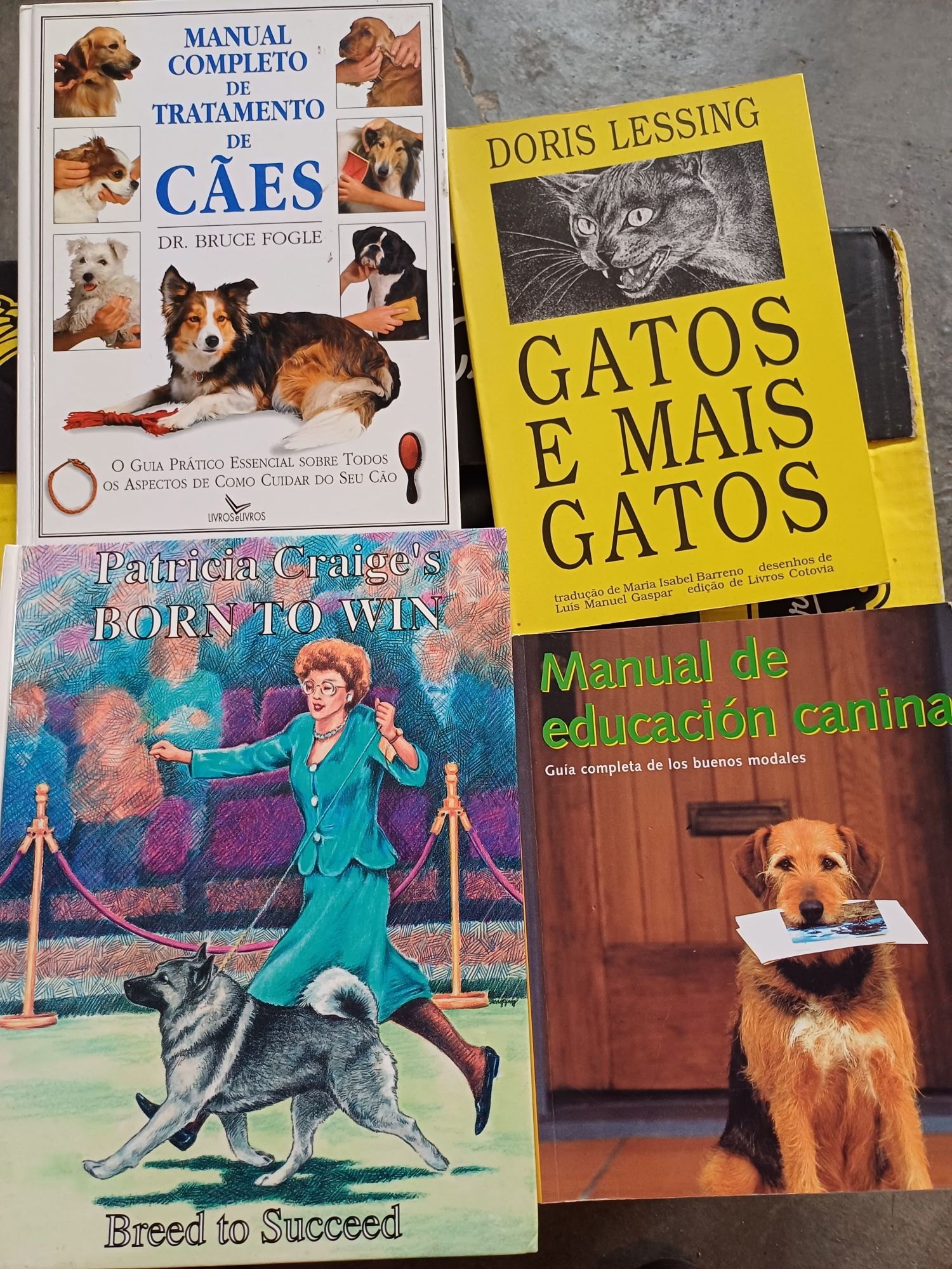 Livros de caes e gatos