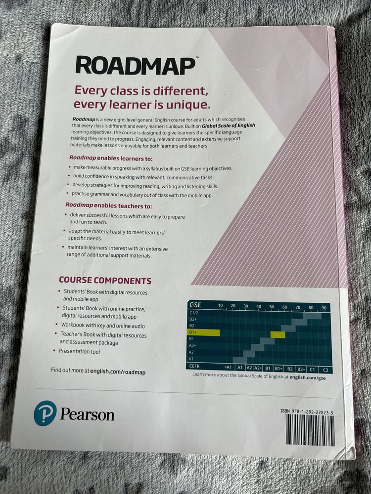 Roadmap students’ book B1+ pearson