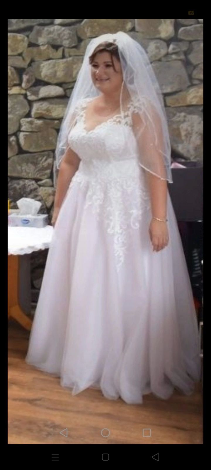 Suknia ślubna 52 plus size