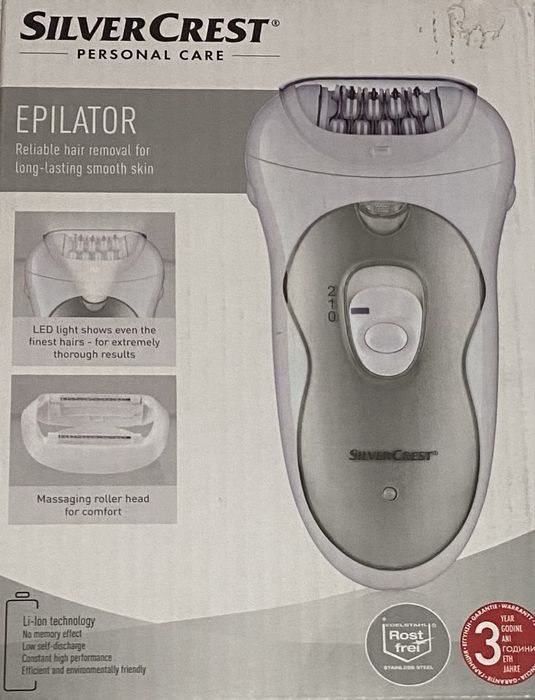Епілятор електричний SED 3.7 G3 Silver Crest білий рожевий