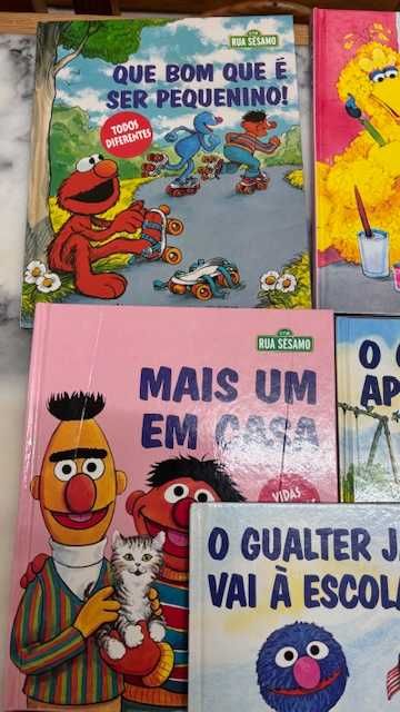 Livros infantis Rua Sésamo