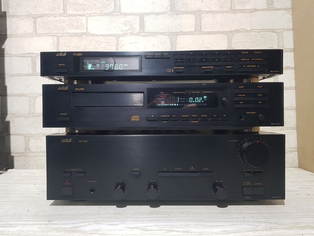 Стійка!Підсилювач/ТОП!SANSUI CD-X501i/тюнер Blaupunkt MA5690