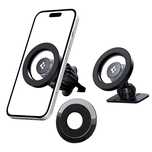 Spigen Mft13 Magnetic Magsafe Dashboard & Vent Car Mount Black