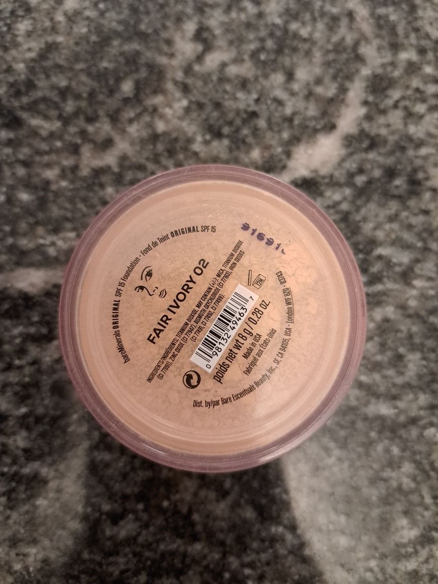 Bare Minerals sypki podkład mineralny puder fair ivory