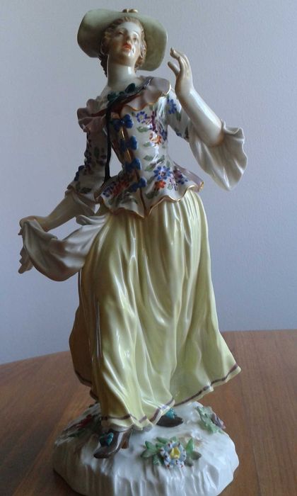 Figura antiga de porcelana Meissen