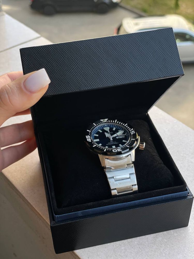 Чоловічий годинник Seiko SRPD25K1 MONSTER Prospex Automatic