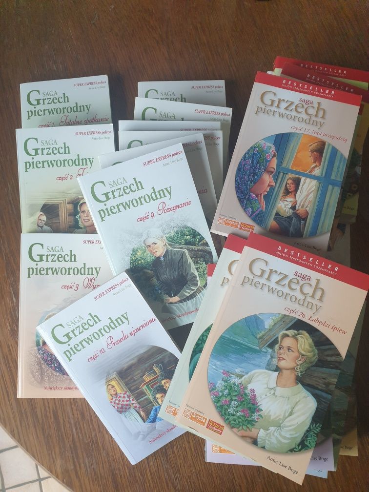 Saga Grzech pierworodny 26 tomów