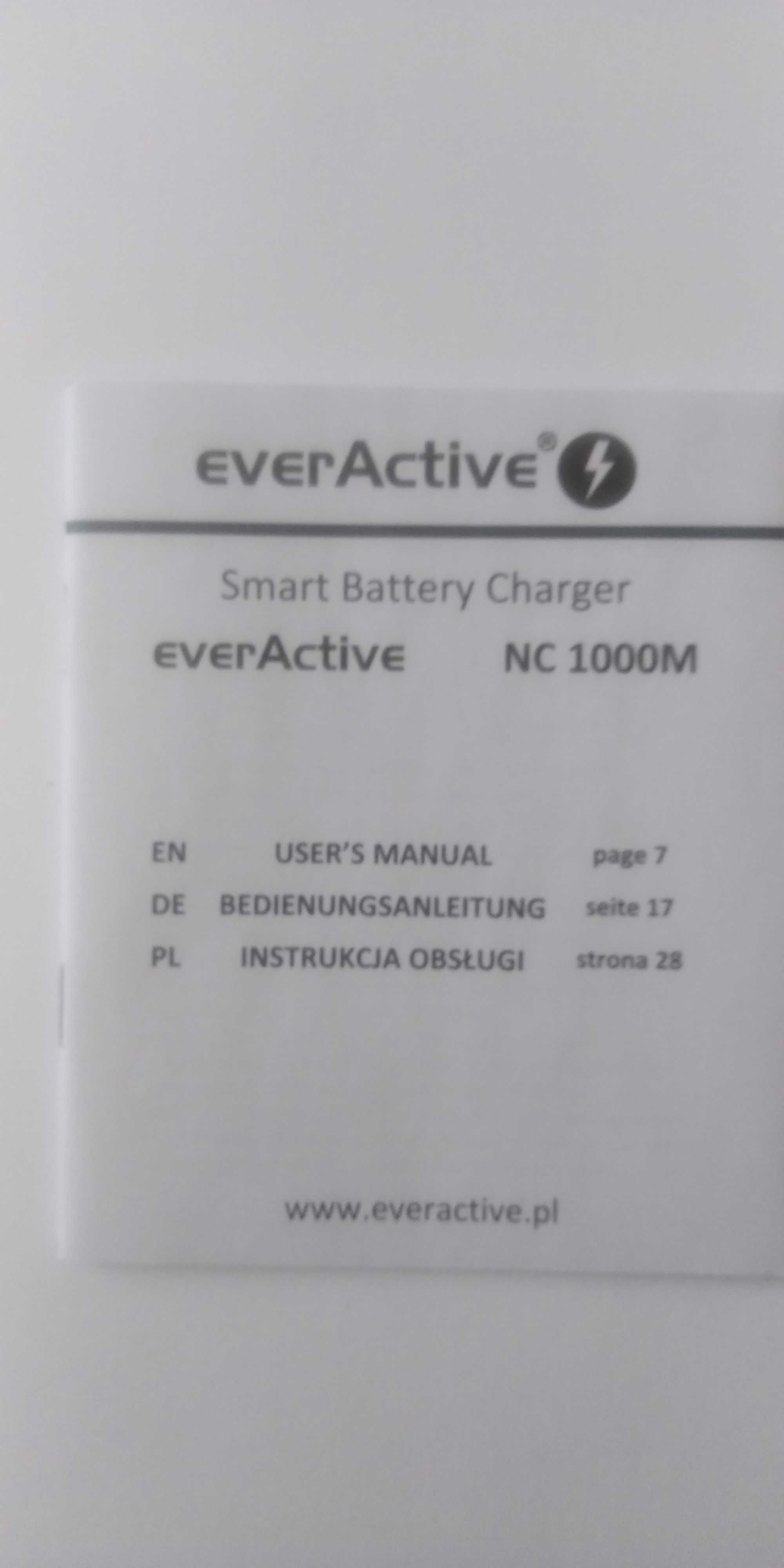 Ładowarka EverActive NC-1000M NiMH/NiCD AA/AAA USB