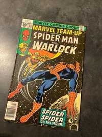 Komiks Marvel Team-Up No. #55 March 1977 Feat. Spider-Man & Warlock