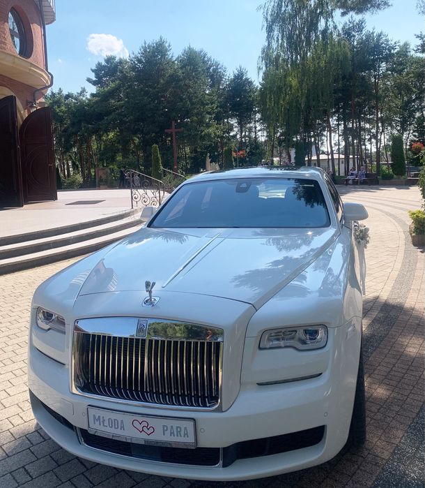 Rolls Roys Nowy biały na slub auto do slubu cala Polska
