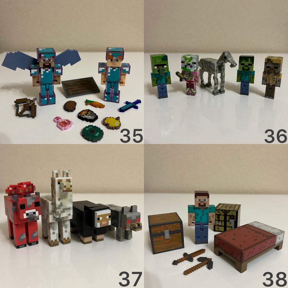 Фігурки оригінал майнкрафт manicraft mojang jazwares mattel