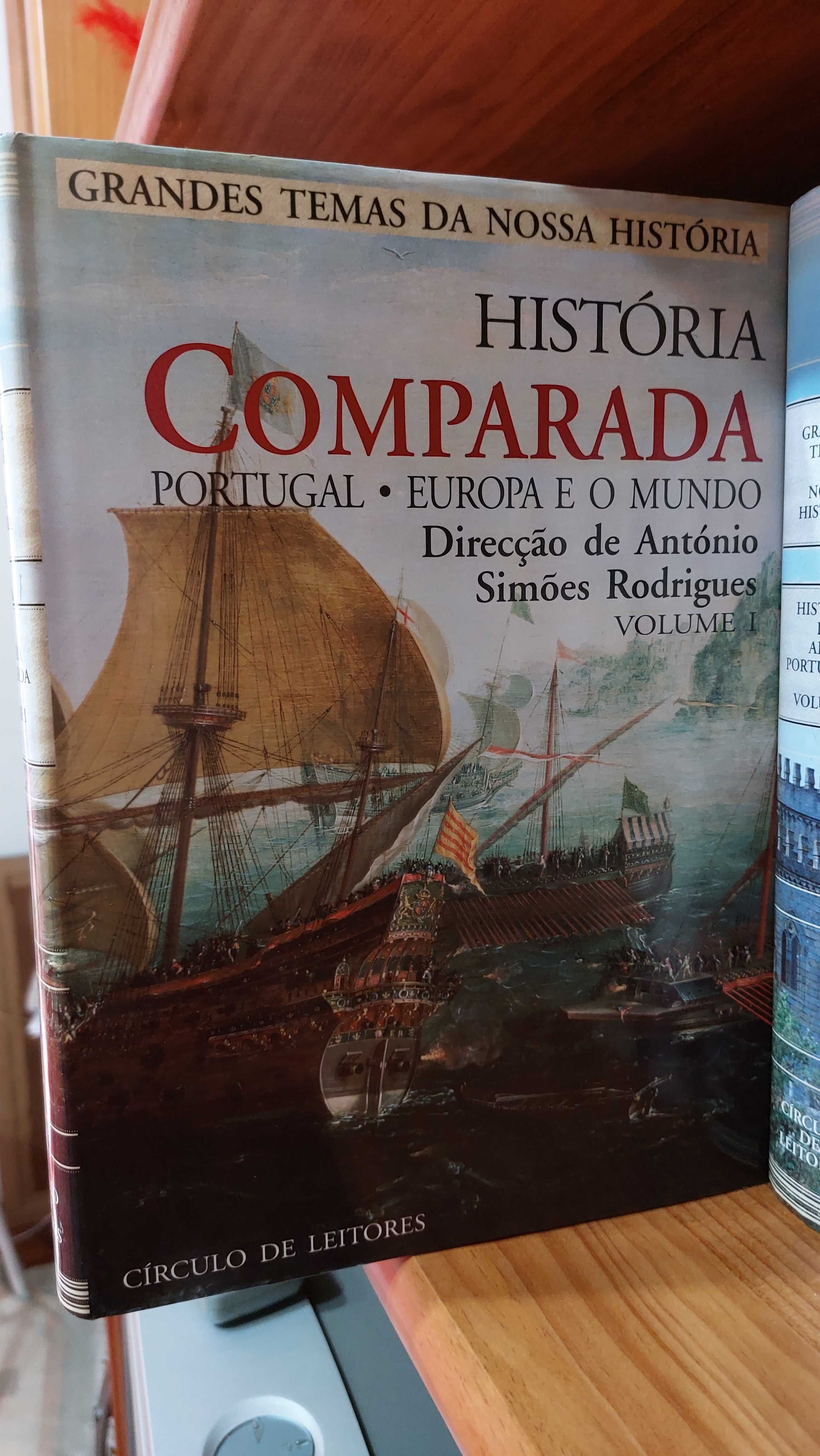 LIVROS HISTÓRIA "Grandes Temas da Nossa História" - 8 volumes