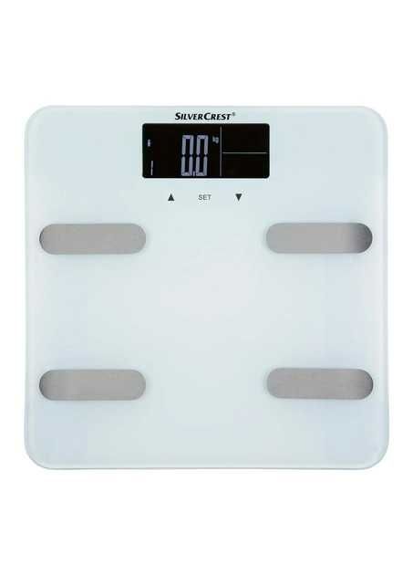 Диагностические стеклянные весы SPWD 180 I1 белый Silver Crest