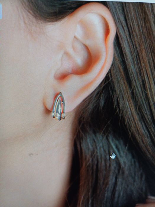 Сережки та каблучка золоті набір