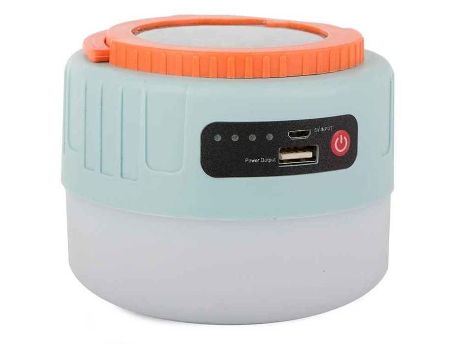 Lampka solarna turystyczna na biwak usb led pilot