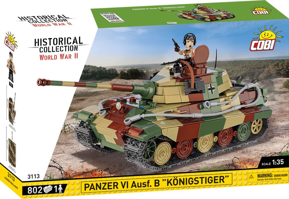 Klocki cobi 3113 czołg PANZER VI AUSF.B KONIGSTIGER