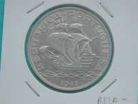 1163 - República: 10$00 escudos 1948 prata, por 70,00