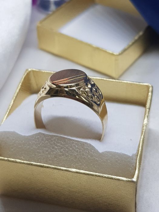 Złoty sygnet złoto 585 Rozmiar 27