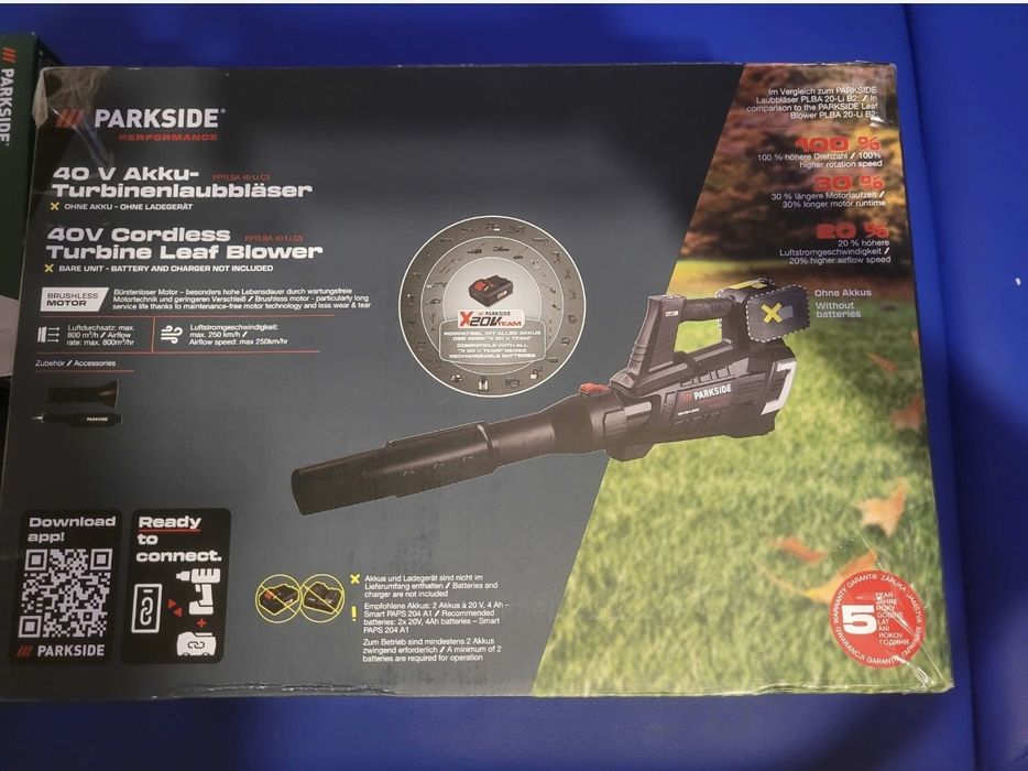 NOWA! Dmuchawa do liści i śniegu PARKSIDE PERFORMANCE PPTLBA 40-li C3