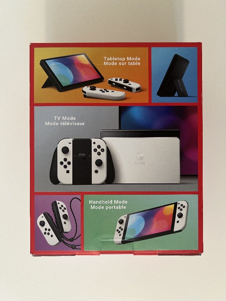 Nintendo Switch OLED Biały + Pokemon Arceus + Torba | Jak nowa