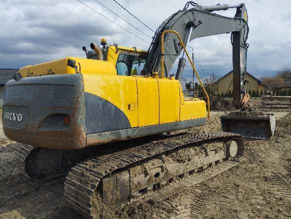 Wynajem koparki gąsienicowej Volvo EC210