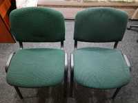 Офиные стулья зеленого цвета.