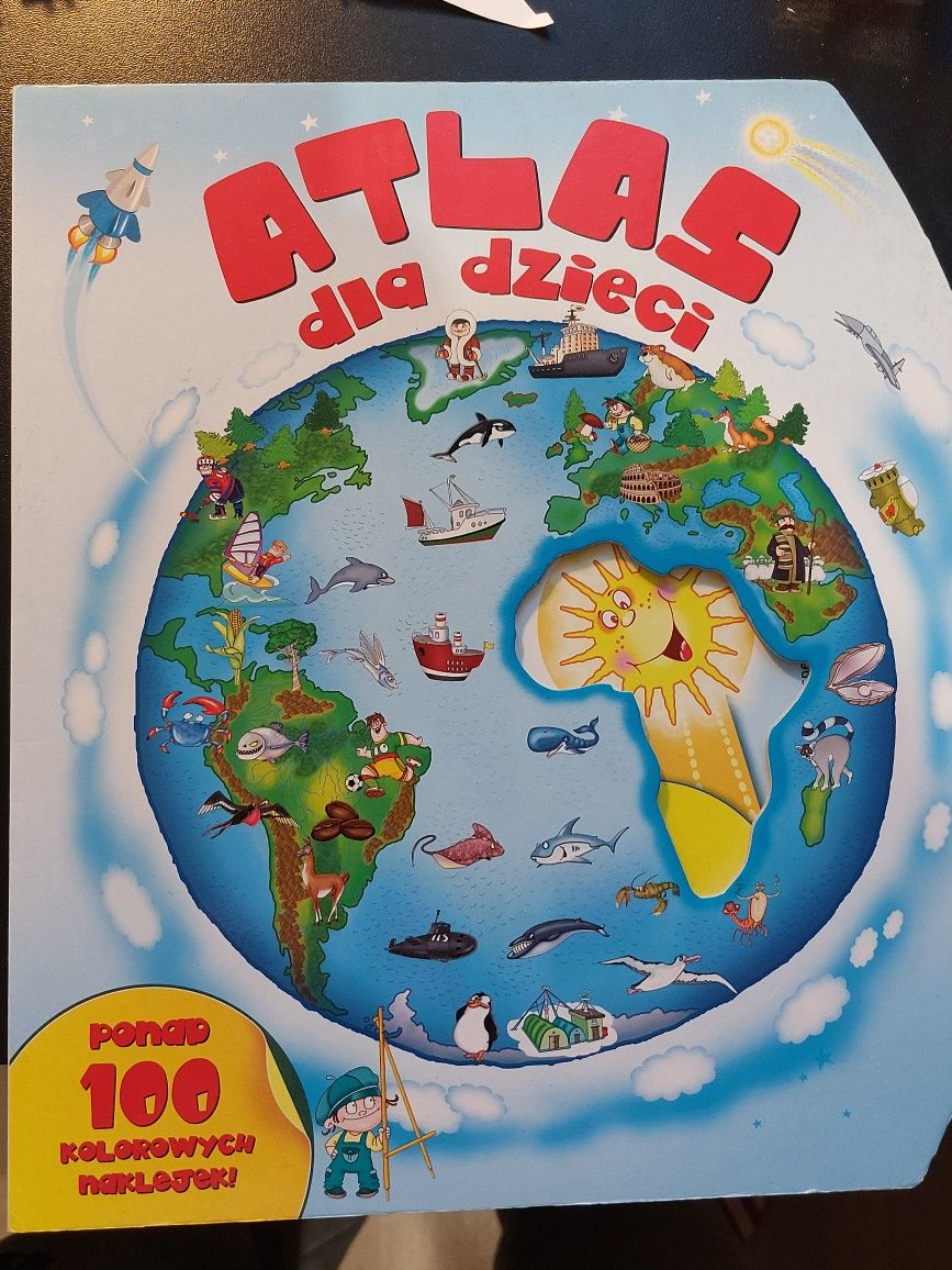 Atlas świata dla dzieci wyd. Olesiejuk