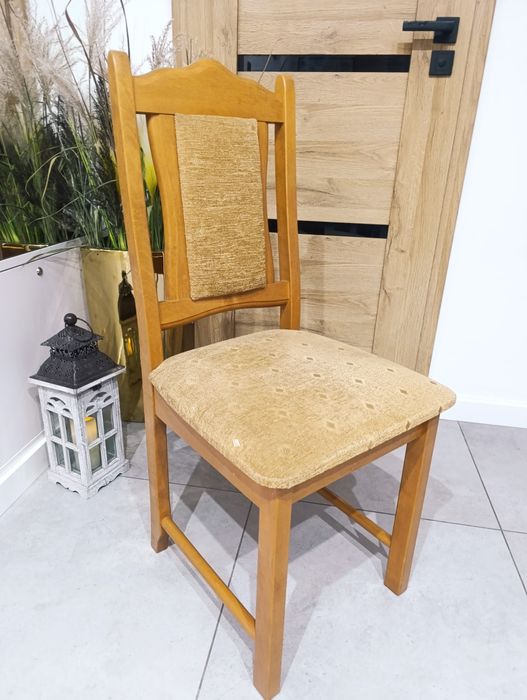 6 krzesło krzesła do jadalnii miodowe