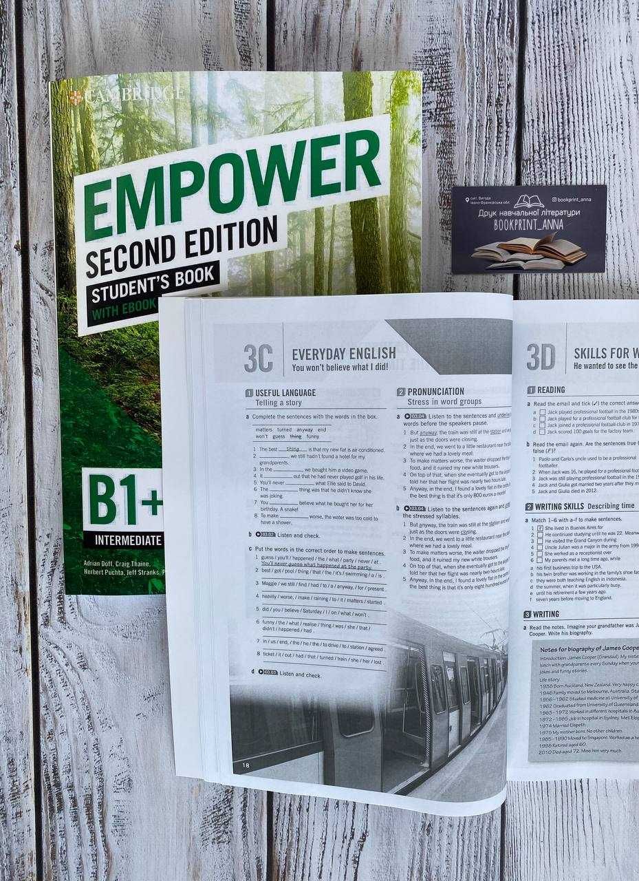 Empower 2nd edition A1, A2, B1, B1+