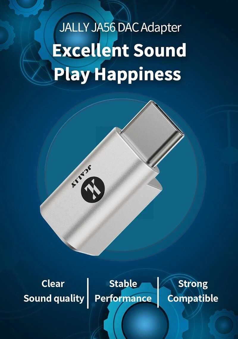 Przetwornik DAC 32bit Jcally JA56 Dac/Amp Realtek ALC5686