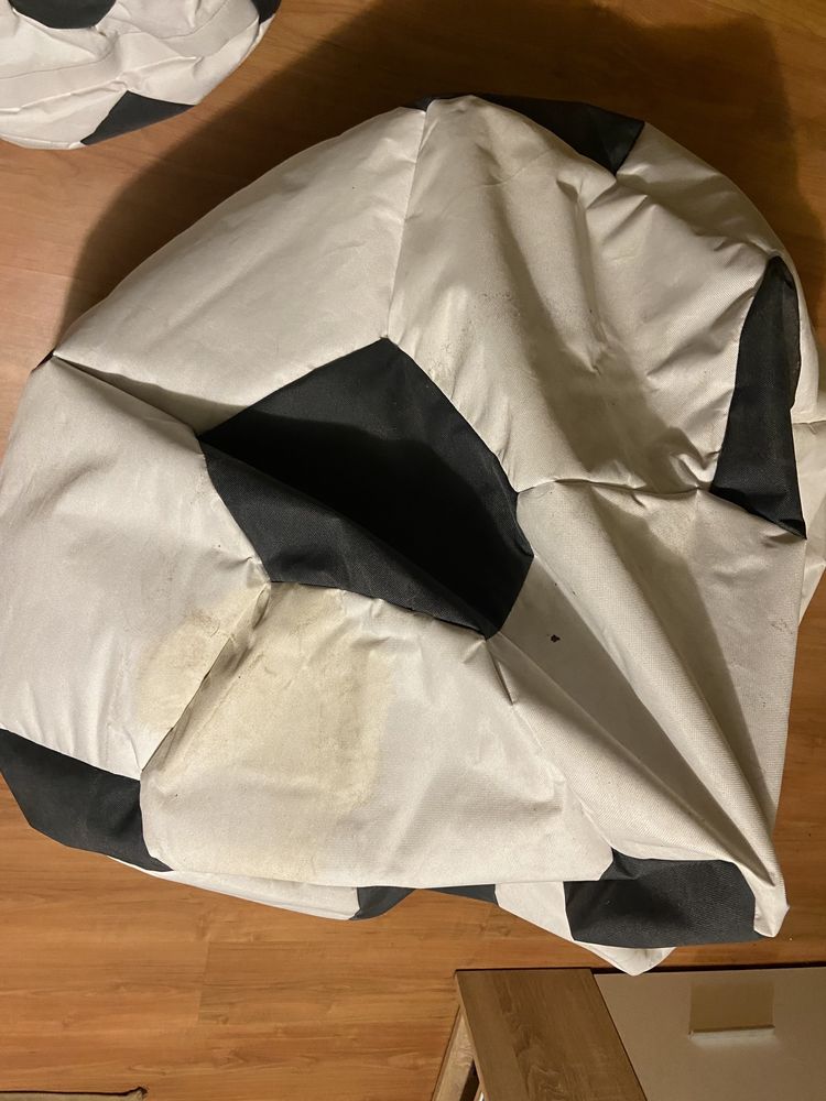 Pufa puf piłka 90 cm + gratis mała pufa piłka