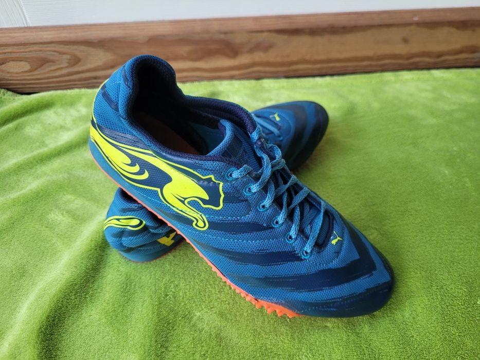 Kolce r 39 Puma sprinterskie Tfx Star V.2 + Blue in blue biegania