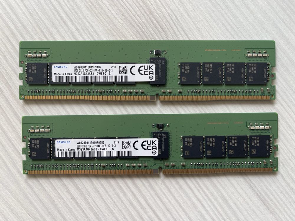 Модуль памʼяті для серверів samsung 32 GB 2R*8 PC4