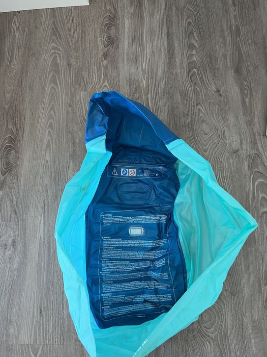 Banheira Jané insuflável 3 posições Azul/Laranja