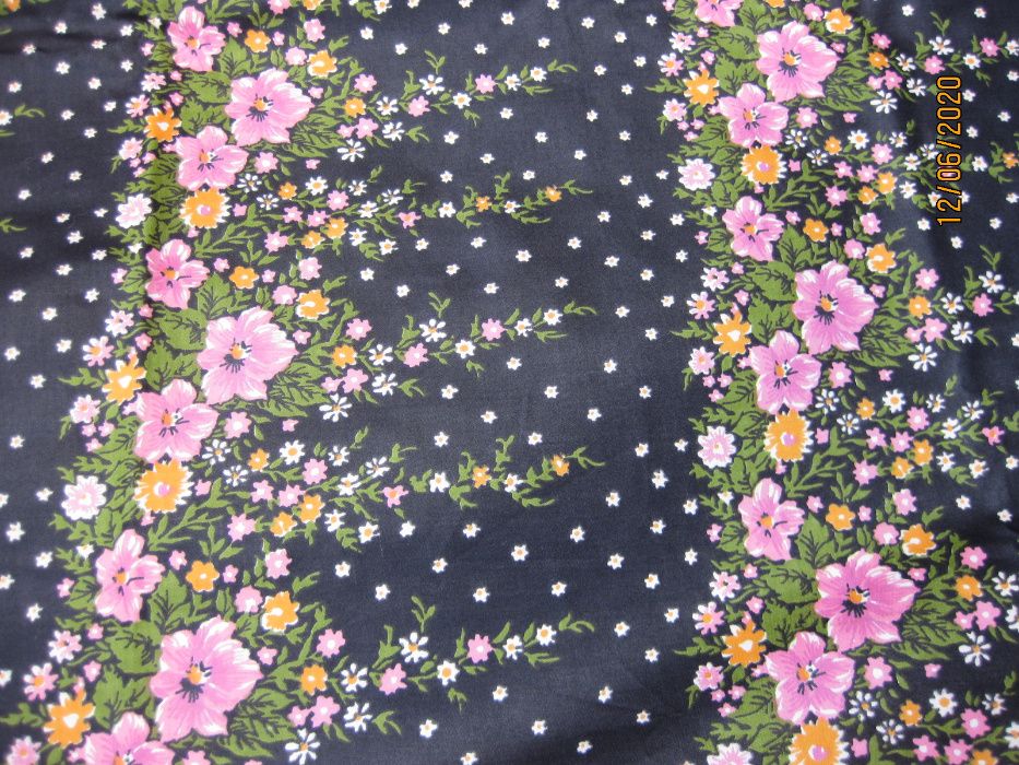 Ткань Х/Б, ситец, летняя, костюмно-плательная СССР 0,91 м.х 6 м.СУПЕР!