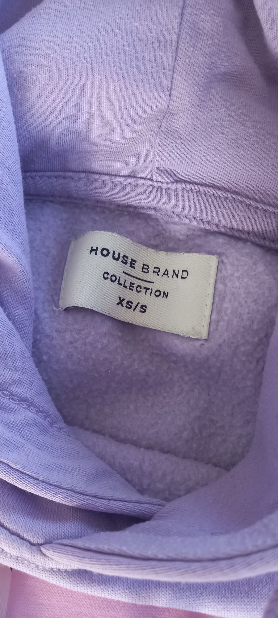 Pastelowo fioletowa bluza Stitch House XS/S