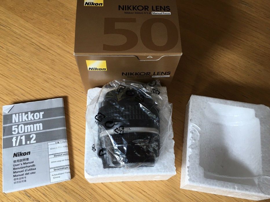 Nikon 50mm 1.2 Ais  Nova.
