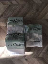 3 op. Pieluchy Kolorky XL