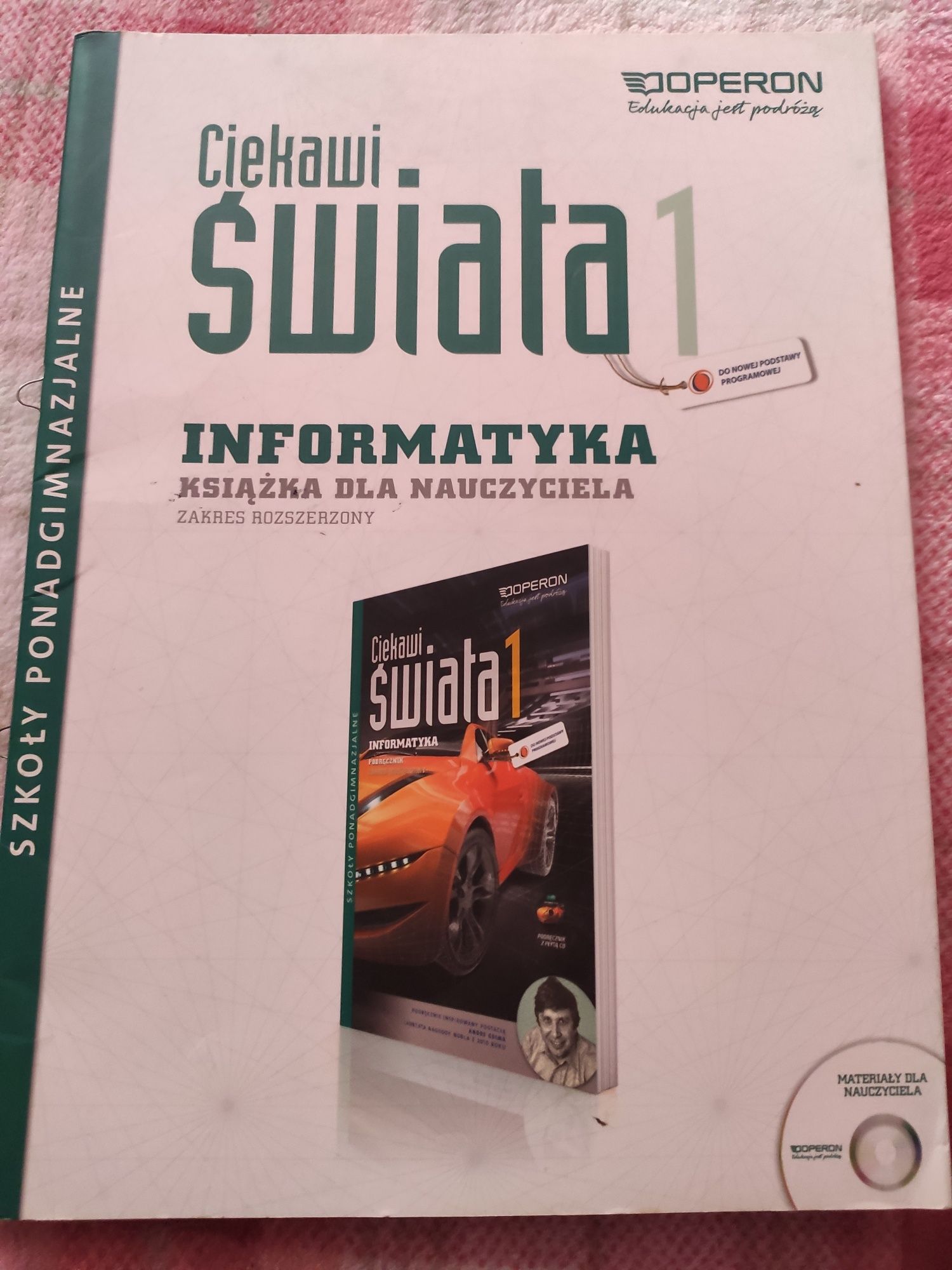 Ciekawi świata 1 informatyka książka dla nauczyciela Operon
