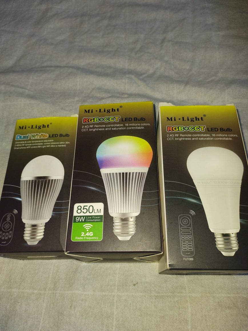 Mi-Light RGB+CCT, Dual White LED Bulb zarowka