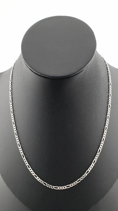 Łańcuszek srebrny damski męski pr.925 55cm 4,3g figaro