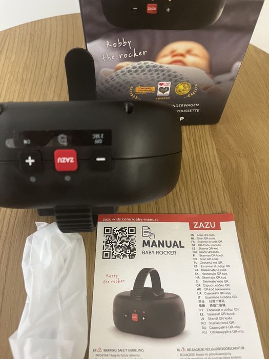 Авто-гойдалка від ZAZU ROBBi дл коляски з датчиком плачу
