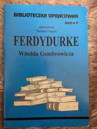 Opracowanie do lektury Ferdydurke