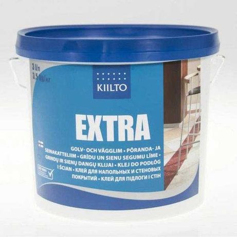 Клей Kiilto Extra для підлоги і стін ПВХ, кварцвінілу, лінолеуму 3 л