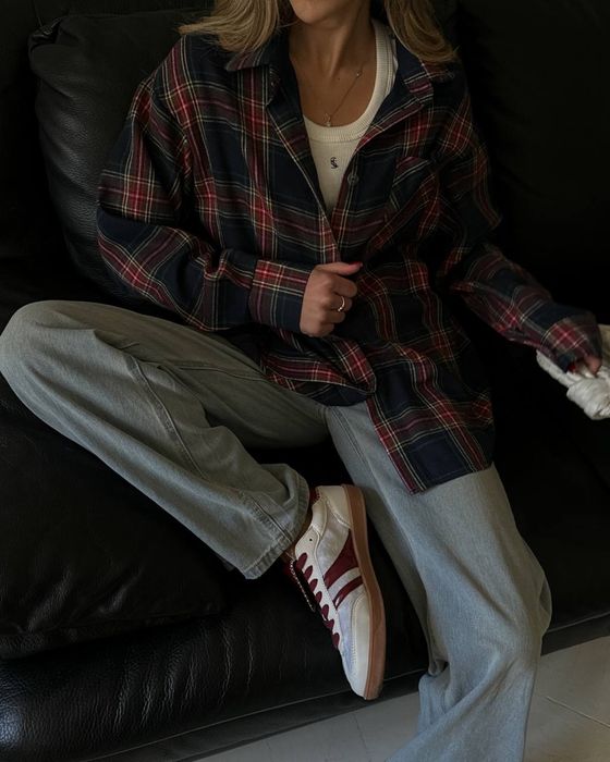 Рубашка в колетку