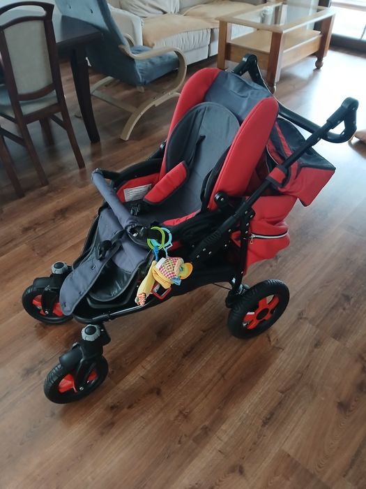 Wózek 3 w 1 w dobrym stanie.